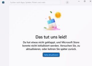 Der Microsoft Store lädt nicht, wenn nhb mittels Pluckeye aktiviert ist.